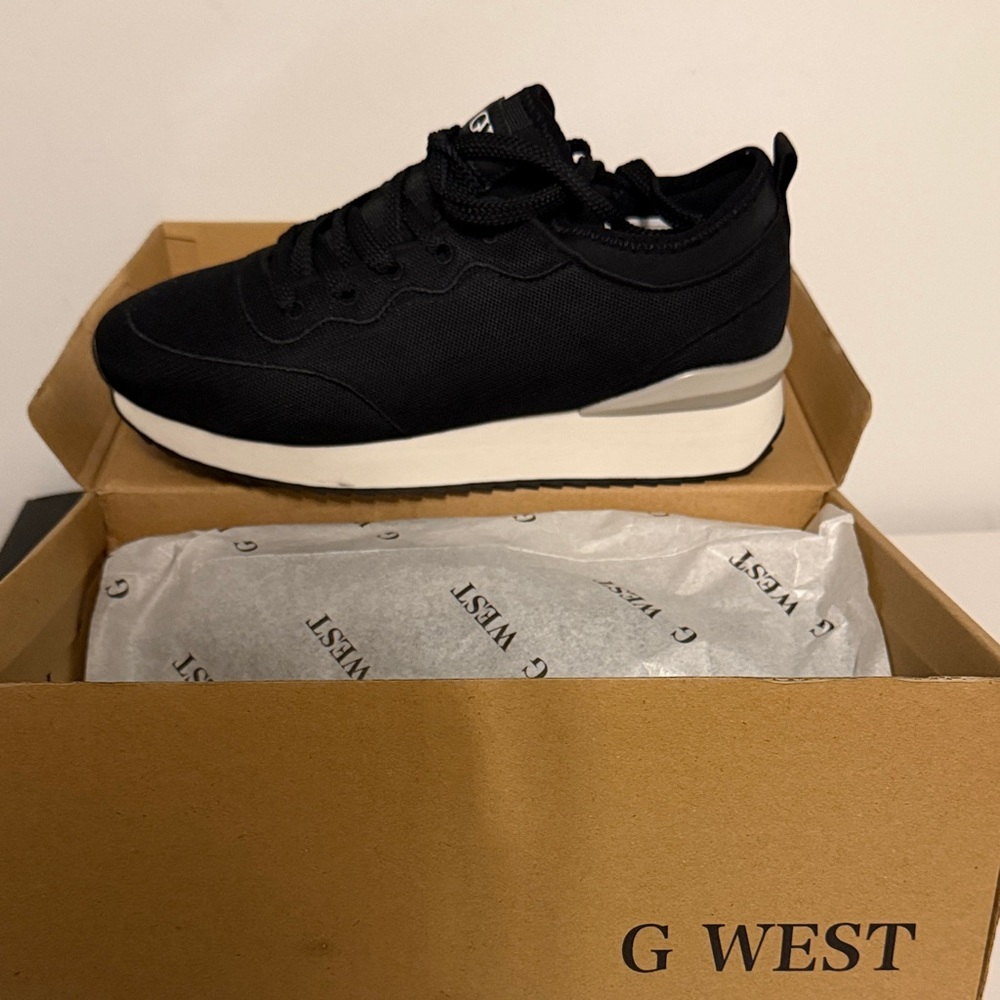 G WEST Black Sneakers